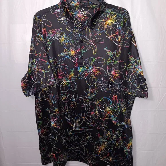 DEOLAX XL STRECTH GOLF POLO SHIRT - Picture 1 of 8